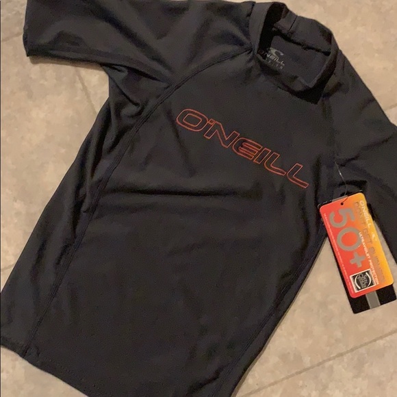 O’Neill Youth Basic Skins UPF 50+ Rash Guard - Picture 1 of 5